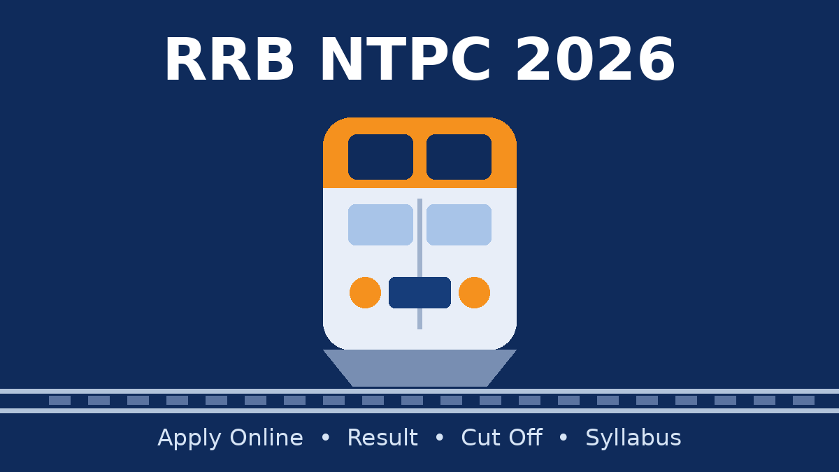RRB NTPC 2026 _ Apply Online, UG CBT 2 Result & Login Official Website Hero Image